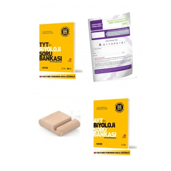 TYT Biyoloji AYT Biyoloji Soru Bankası 2026 YKS + Deneme + Telefon Tutucu