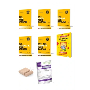 TYT SAYISAL Soru Bankası SETİ 2026 YKS + Deneme +Plan Deft+ Telefon Tutucu