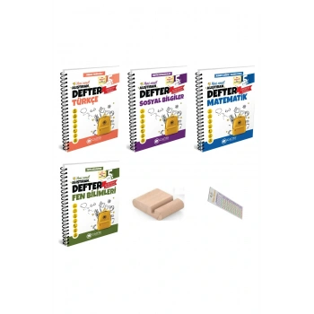 ÇANTA 5. Sınıf Matematik Türkçe Fen Sosyal Alıştıran Defter+Telefon Tutucu +Soru Çözüm Ayıracı