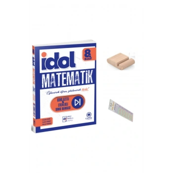 8.Sınıf İDOL Matematik Konu Özetli Etkinlikli Soru Bankası+Telefon Tutucu+Çözüm Ayıracı