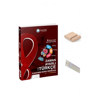 8.Sınıf Türkçe Zaman Ayarlı Soru Bankası +Telefon Tutucu+Soru Çözüm Ayıracı