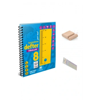 8.Sınıf Matematik Kazandıran Defter +Telefon Tutucu+ Soru Çözüm Ayıracı