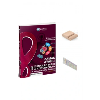 8.Sınıf İnkilap Tarihi Zaman Ayarlı Soru Bankası +Telefon Tutucu+Soru Çözüm Ayıracı