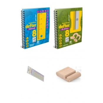 8.Sınıf Matematik Fen Kazandıran Defter +Telefon Tutucu+ Soru Çözüm Ayıracı