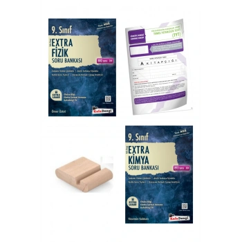 9. Sınıf Fizik Kimya Extra Soru Bankası - YENİ MÜFREDAT+Telefon Tutucu+Deneme