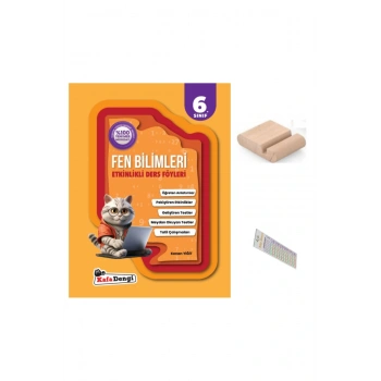6.Sınıf Fen Bilgisi Etkinlikli Ders Föyü 2025-2026 YENİ MÜFREDAT+Telefon Tutucu+Çözüm Ayracı