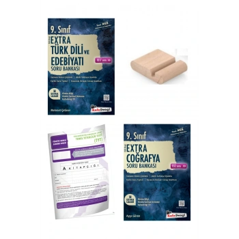 9. Sınıf Edebiyat Coğrafya Extra Soru Bankası - YENİ MÜFREDAT+Telefon Tutucu+Deneme