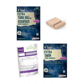 9. Sınıf Tarih Edebiyat Extra Soru Bankası - YENİ MÜFREDAT+Telefon Tutucu+Deneme