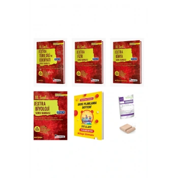 10. Sınıf Edebiyat Fizik Kimya Biyoloji Extra Soru Bankası - YENİ MÜFREDAT+Telefon Tutucu+Deneme