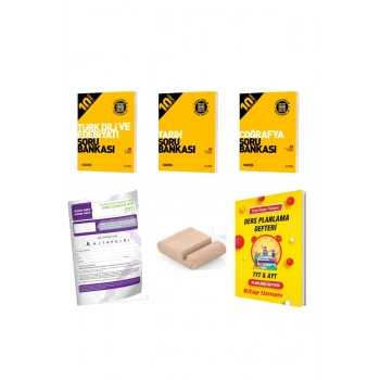 10.Sınıf Edebiyat Tarih Coğrafya Soru Bankası 2025-2026+Deneme+Plan Defteri+Telefon Tutucu