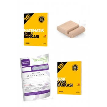 10.Sınıf Matematik Fizik Soru Bankası 2025-2026+Plan Defteri+Deneme+Telefon Tutucu