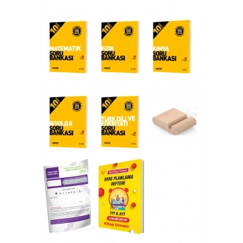 10.Sınıf Edebiyat Matematik Fizik Kimya Biyoloji 2025-2026+Plan Defteri+Deneme +Telefon Tutucu