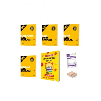 10.Sınıf SAYISAL Soru Bankası SETİ 2025-2026+Plan Defteri+Deneme+Telefon Tutucu