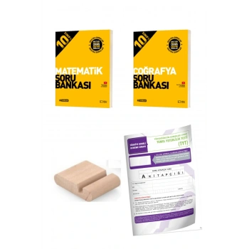 10.Sınıf Matematik Coğrafya Soru Bankası 2025-2026+Deneme+Telefon Tutucu