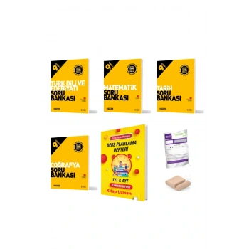 9.Sınıf Edebiyat Tarih Coğrafya Matematik Soru Bankası 2025-2026+ Deneme+Telefon Tutucu