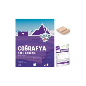 9.Sınıf ICEBERG Coğrafya Soru Bankası YENİ MÜFREDAT+Deneme+Telefon Tutucu