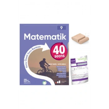 9.Sınıf 40 SEANS Matematik Konu Özt. Soru Bankası YENİ MÜFREDAT+Deneme+Telefon Tutucu