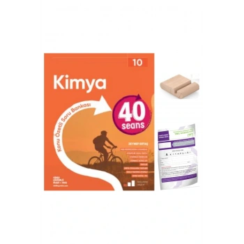 10.Sınıf 40 SEANS Kimya Konu Özt. Soru Bankası YENİ MÜFREDAT+Deneme+Telefon Tutucu