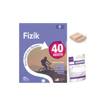 9.Sınıf 40 SEANS Fizik Konu Özt. Soru Bankası YENİ MÜFREDAT+Deneme+Telefon Tutucu
