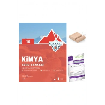 10.Sınıf ICEBERG Kimya Matematik Soru Bankası YENİ MÜFREDAT+Deneme+Telefon Tutucu