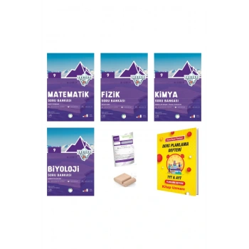 9.Sınıf ICEBERG SAYISAL Soru Bankası YENİ MÜFREDAT+Plan Defteri+Deneme+Telefon Tutucu