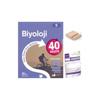 9.Sınıf 40 SEANS Biyoloji Konu Özt. Soru Bankası YENİ MÜFREDAT+Deneme+Telefon Tutucu