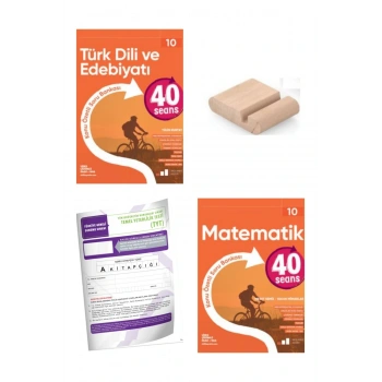 10.Sınıf 40 SEANS Matematik Edebiyat Konu Özt. Soru Bankası YENİ MÜFREDAT+Deneme+Telefon Tutucu