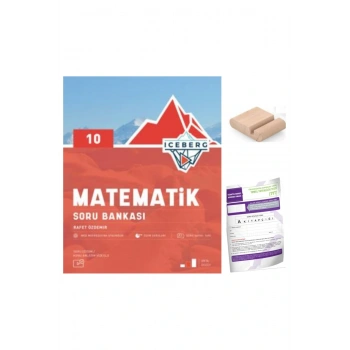 10.Sınıf ICEBERG Matematik Soru Bankası YENİ MÜFREDAT+Deneme+Telefon Tutucu