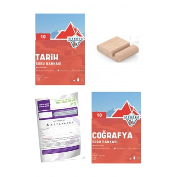 10.Sınıf ICEBERG Tarih Coğrafya Soru Bankası YENİ MÜFREDAT+Deneme+Telefon Tutucu