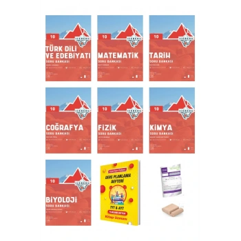 10.Sınıf ICEBERG TÜM DERSLER Soru Bankası YENİ MÜFREDAT+Deneme+Telefon Tutucu