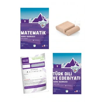 9.Sınıf ICEBERG Edebiyat Matematik Soru Bankası YENİ MÜFREDAT+Deneme+Telefon Tutucu
