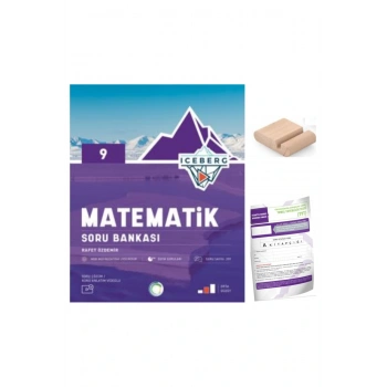 9.Sınıf ICEBERG Matematik Soru Bankası YENİ MÜFREDAT+Deneme+Telefon Tutucu