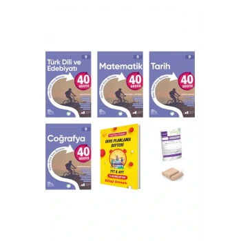 9.Sınıf 40 SEANS EŞİT AĞIRLIK Konu Özt. Soru Bankası YENİ MÜF+Deneme+Tutucu+Plan Deft