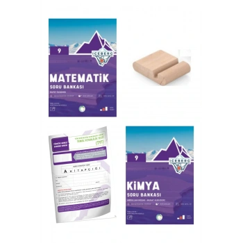 9.Sınıf ICEBERG Kimya Matematik Soru Bankası YENİ MÜFREDAT+Deneme+Telefon Tutucu