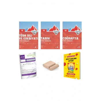 10.Sınıf ICEBERG Edebiyat Tarih Coğrafya Soru Bankası YENİ MÜFREDAT+Plan Deft+Deneme+Telefon Tutucu