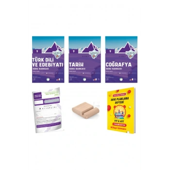 9.Sınıf ICEBERG Edebiyat Tarih Coğrafya Soru Bankası YENİ MÜFREDAT+Plan Def+Deneme+Telefon Tutucu