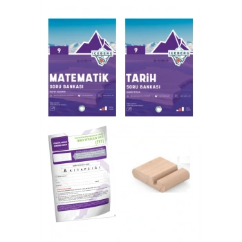 9.Sınıf ICEBERG Tarih Matematik Soru Bankası YENİ MÜFREDAT+Deneme+Telefon Tutucu