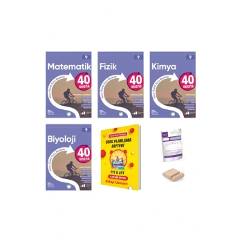 9.Sınıf 40 SEANSSAYISAL Konu Özt. Soru Bankası YENİ MÜFREDAT+Deneme+Telefon Tutucu+Plan Defteri