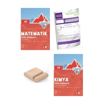 10.Sınıf ICEBERG Kimya Matematik Soru Bankası YENİ MÜFREDAT+Deneme+Telefon Tutucu