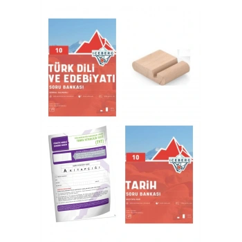 10.Sınıf ICEBERG Edebiyat Tarih Soru Bankası YENİ MÜFREDAT+Deneme+Telefon Tutucu