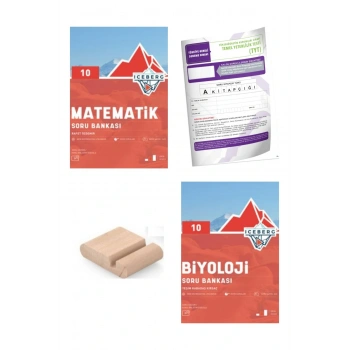 10.Sınıf ICEBERG Biyoloji Matematik Soru Bankası YENİ MÜFREDAT+Deneme+Telefon Tutucu