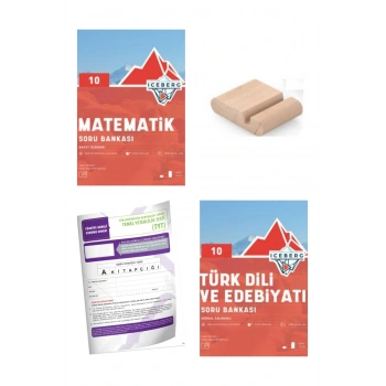 10.Sınıf ICEBERG Matematik Edebiyat Soru Bankası YENİ MÜFREDAT+Deneme+Telefon Tutucu