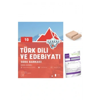 10.Sınıf ICEBERG Edebiyat Soru Bankası YENİ MÜFREDAT+Deneme+Telefon Tutucu