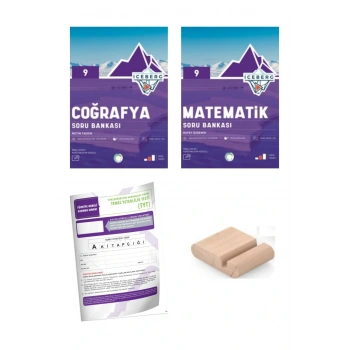 9.Sınıf ICEBERG Coğrafya Matematik Soru Bankası YENİ MÜFREDAT+Deneme+Telefon Tutucu