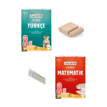 8.Sınıf Classmate Türkçe Matematik Soru Bankası 2026 LGS +Telefon Tutucu+Çözüm Ayracı