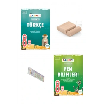 8.Sınıf Classmate Fen Bilgisi Türkçe Soru Bankası 2026 LGS +Telefon Tutucu+Çözüm Ayracı