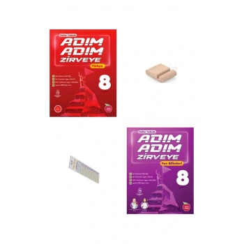 8.Sınıf ADIM ADIM ZİRVEYE Fen Bilimleri Türkçe Soru Bankası 2026 LGS +Telefon Tutucu+Çözüm Ayracı