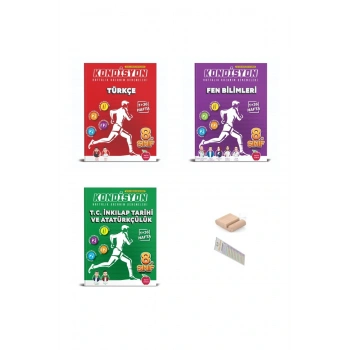 8.Sınıf KONDİSYON Haftalık İnkilap Türkçe Fen Kazanım Denemeleri 2026 LGS +Telefon Tutucu