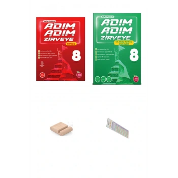 8.Sınıf ADIM ADIM ZİRVEYE İnkilap Tarihi Türkçe Soru Bankası 2026 LGS +Telefon Tutucu+Çözüm Ayracı