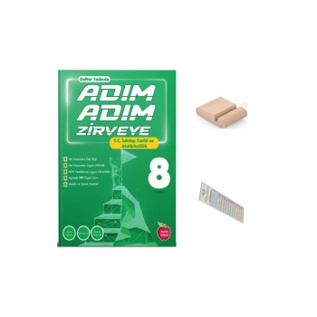 8.Sınıf ADIM ADIM ZİRVEYE İnkilap Tarihi Soru Bankası 2026 LGS +Telefon Tutucu+Çözüm Ayracı